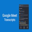 Google Meet Transcripts