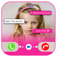 Icon of program: Like Nastya Fake call : c…