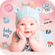 Icoon van programma: Cute Baby Birth Frame Edi…