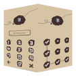 プログラムのアイコン：AppLock Theme Chalk Doodl…