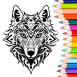 程序图标：Animal coloring pages gam…