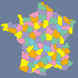 プログラムのアイコン：France Departments Map Pu…
