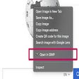 Icon of program: Open in GIMP photo editor