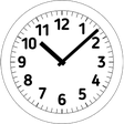 Ikon program: uClock - Analog clock wid…