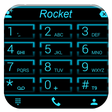 Ikon program: Dialer Theme Neon Blue dr…