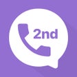 Ikona programu: 2nd Phone Number: Second …