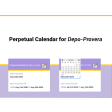 Depo-Provera Perpetual Calendar Calculator