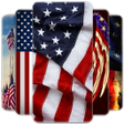 Icon of program: American Flag Wallpaper