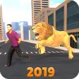 Angry Lion City Attack Simulator 2019