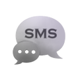 プログラムのアイコン：White Black Theme GO SMS