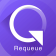 Symbol des Programms: ReQueue App
