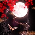Ikona programu: 和風幻想月夜 for HOMEきせかえテーマ