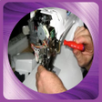 أيقونة البرنامج: Learn sewing machine repa…