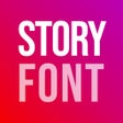 Programın simgesi: StoryFont for Instagram S…