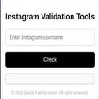 Instagram Validation