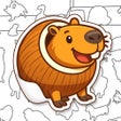 Иконка программы: 贴纸大作战 - 合并拼图大闯关
