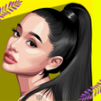 プログラムのアイコン：Ariana Grande Cartoon Ima…