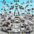 プログラムのアイコン：Police Robot Car Rampage:…