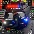 أيقونة البرنامج: Police Car Game Police Si…
