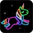 程序图标：Neon Draw - Glow Doodle A…