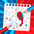 Coloring Hero Book Spider Game