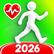 ไอคอนของโปรแกรม: Pedometer walking step Co…
