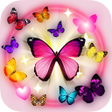 Icon of program: Sparkling Butterfly Wallp…