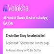 AI Volokha - PO, BA, QA and Dev Assistant icon