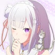 Programın simgesi: リゼロアラーム　エミリア編