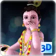 3D Krishna (Laddu Gopal) Live Wallpaper