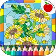 プログラムのアイコン：Stained Glass Coloring Bo…