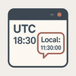 Icoon van programma: UTC to Local Time Convert…