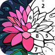 أيقونة البرنامج: Coloring - color by numbe…