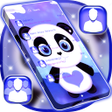 Иконка программы: Cute Panda SMS Theme