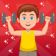 プログラムのアイコン：Kids Workout: Fitness For…