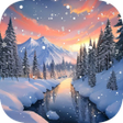 Icona del programma: Snow Live Wallpaper  HD W…