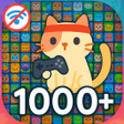 أيقونة البرنامج: Squishy Cats - Offline Ga…