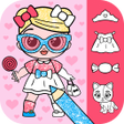 Ikona programu: Doll Coloring Game for gi…