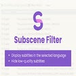 Subscene Filter icon