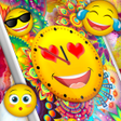 أيقونة البرنامج: Emoji Clock Live Wallpape…