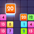 プログラムのアイコン：Number Blocks - Merge Puz…
