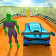 Superhero Racing Car Stunts