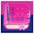 プログラムのアイコン：Amazing Secret Diary with…