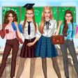 ไอคอนของโปรแกรม: College Student Girl Dres…