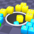 プログラムのアイコン：2048 Hole: Drop The Cube