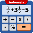 Ikona programu: Kalkulator pecahan campur…