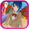 أيقونة البرنامج: Anime Girl Subway Train R…