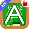 Alphabet & Numbers - English Handwriting Game -ZBP icon