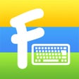 Ícone do programa: Color Fonts Keyboard: Cut…