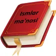 Ismlar manosi